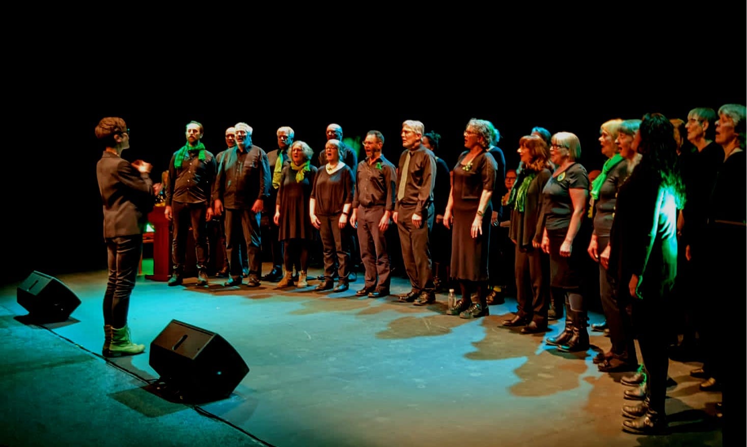 Fellside Singers on stage