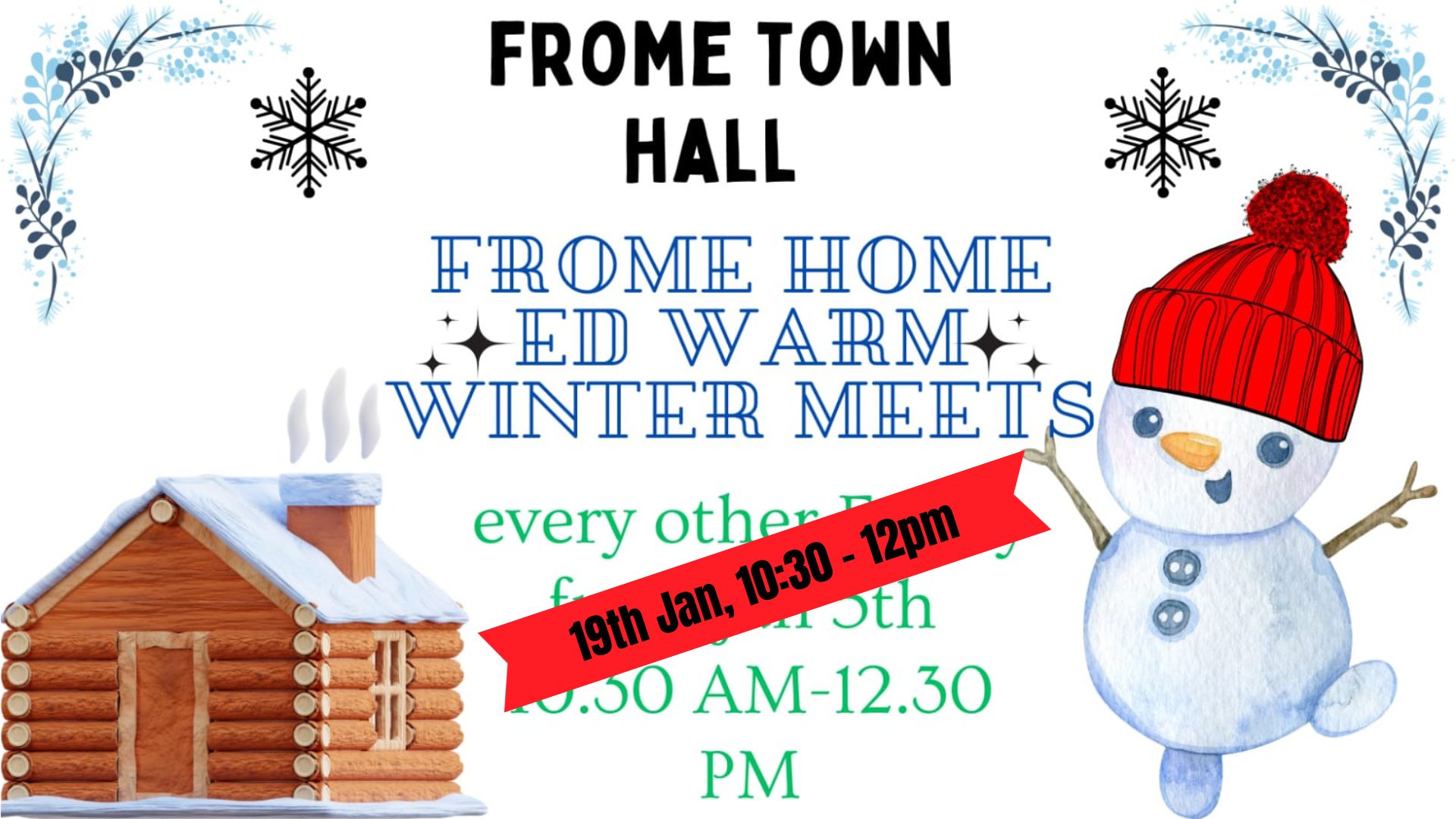 Warm Winter Meet Flyer - Friday 19th January